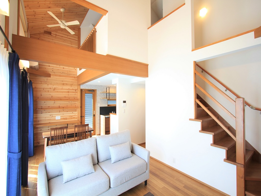 リビング内観完成写真（ハイグレードタイプ）