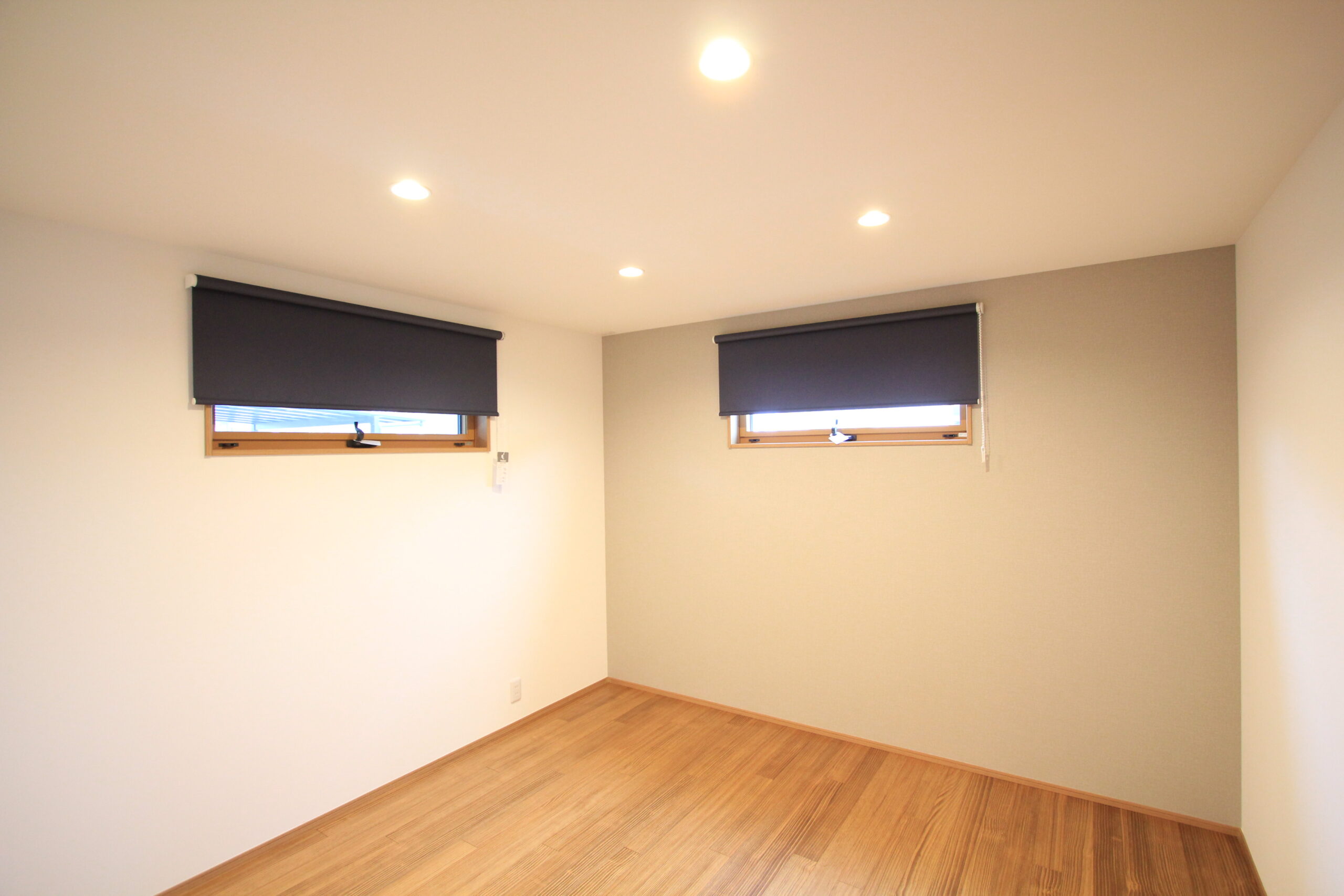 １階寝室完成写真（標準仕様）